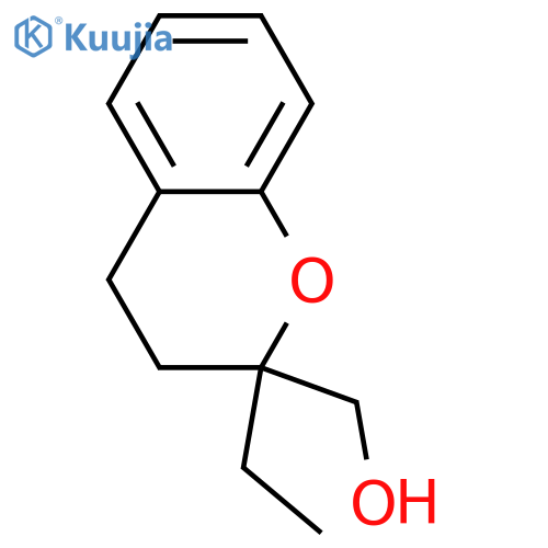 2H-1-Benzopyran-2-methanol, 2-ethyl-3,4-dihydro- (9CI, ACI) structure