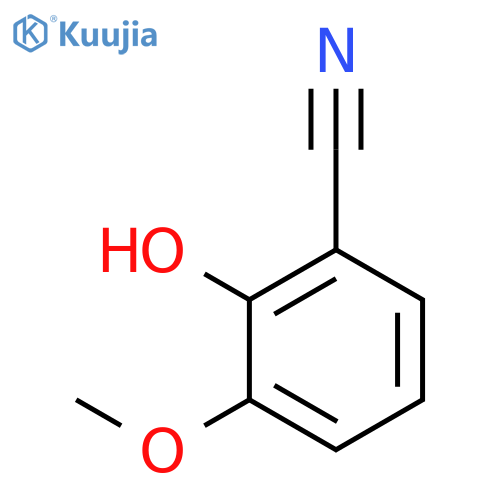 2-Hydroxy-3-methoxybenzonitrile structure