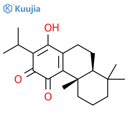 1,4-Phenanthrenedione,4b,5,6,7,8,8a,9,10-octahydro-3-hydroxy-4b,8,8-trimethyl-2-(1-methylethyl)-,(4bS,8aS)- structure
