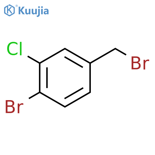 4-Bromo-3-chlorobenzyl bromide structure