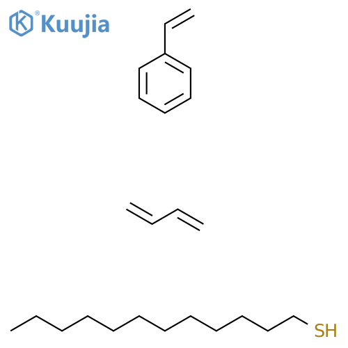 1-Dodecanethiol, telomer with 1,3-butadiene and ethenylbenzene structure