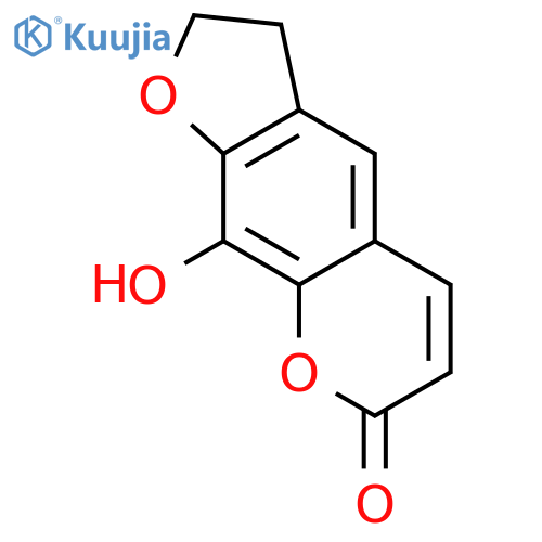 4',5'-Dihydro-8-Hydroxy Psoralen structure