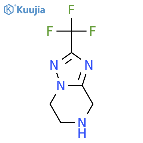 2-(Trifluoromethyl)-5,6,7,8-tetrahydro1,2,4triazolo1,5-apyrazine structure