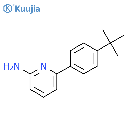 2-Pyridinamine, 6-[4-(1,1-dimethylethyl)phenyl]- structure