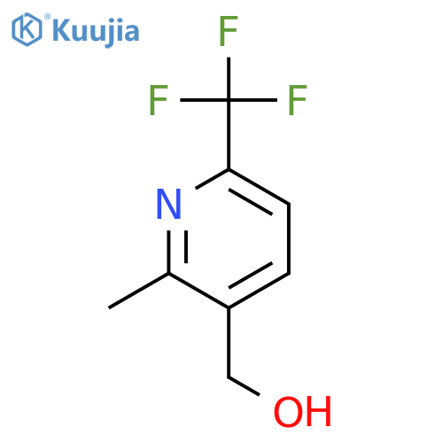 (2-Methyl-6-(trifluoromethyl)pyridin-3-yl)methanol structure
