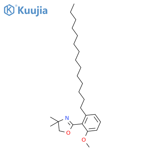 OXAZOLE, 4,5-DIHYDRO-2-(2-METHOXY-6-TETRADECYLPHENYL)-4,4-DIMETHYL- structure