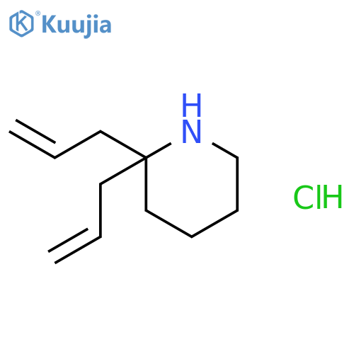 Piperidine, 2,2-di-2-propenyl-, hydrochloride structure