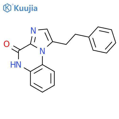 Imidazo[1,2-a]quinoxalin-4(5H)-one, 1-(2-phenylethyl)- structure