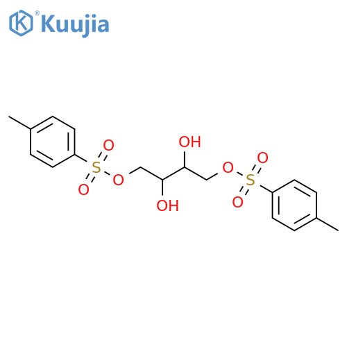 [2,3-dihydroxy-4-(4-methylphenyl)sulfonyloxybutyl] 4-methylbenzenesulfonate structure