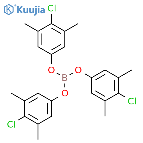 4-chloro-3,5-dimethylphenol, triester with boric acid structure