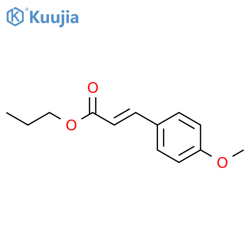 Propyl 3-(4-methoxyphenyl)acrylate structure