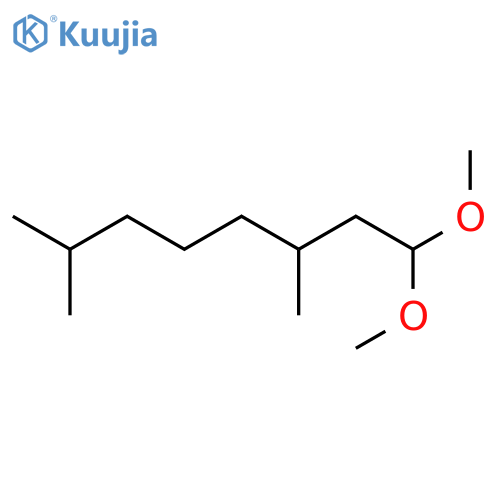 1,1-dimethoxy-3,7-dimethyloctane structure