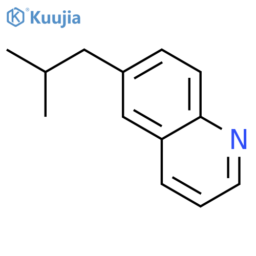 Quinoline,6-(2-methylpropyl)- structure