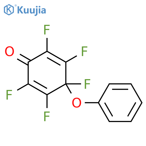 2,5-Cyclohexadien-1-one, 2,3,4,5,6-pentafluoro-4-phenoxy- structure