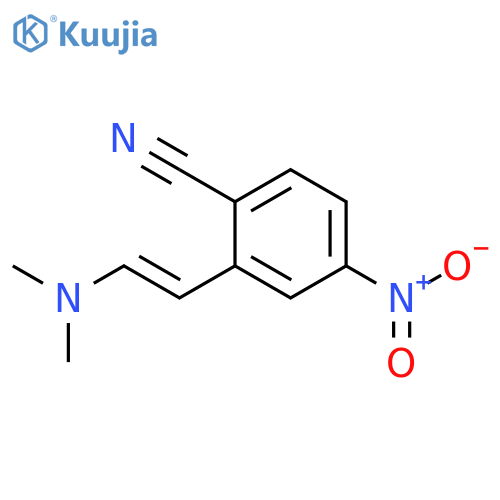 BENZONITRILE, 2-[2-(DIMETHYLAMINO)ETHENYL]-4-NITRO- structure