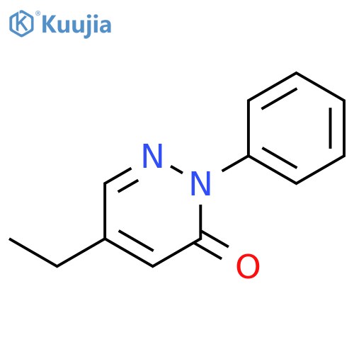 3(2H)-Pyridazinone, 5-ethyl-2-phenyl- structure