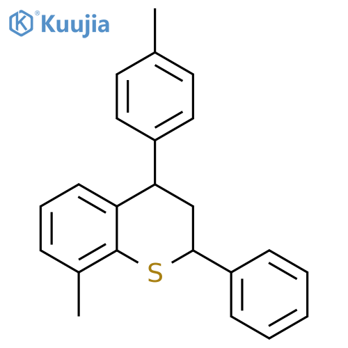 8-Methyl-4-(4-methylphenyl)-2-phenyl-3,4-dihydro-2H-1-benzothiopyran structure