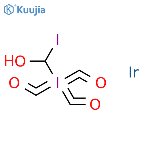 IRIDIUM, TRICARBONYLDIIODO(METHANOL)- structure