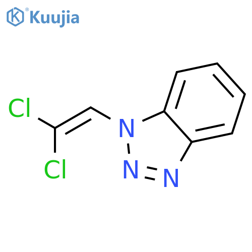 1H-BENZOTRIAZOLE, 1-(2,2-DICHLOROETHENYL)- structure
