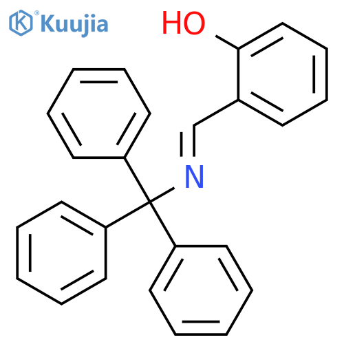 Phenol, 2-[(E)-[(triphenylmethyl)imino]methyl]- structure