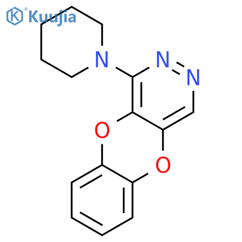 [1,4]Benzodioxino[2,3-d]pyridazine, 1-(1-piperidinyl)- structure