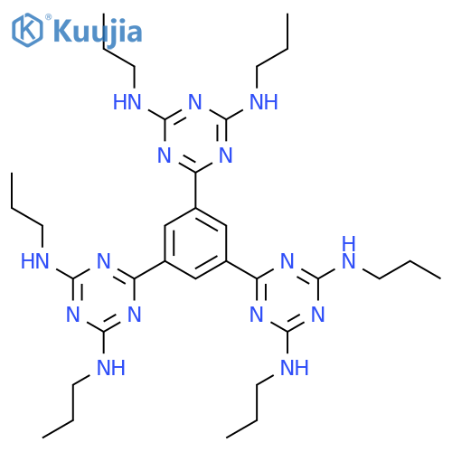 1,3,5-Triazine-2,4-diamine, 6,6',6''-(1,3,5-benzenetriyl)tris[N,N'-dipropyl - (en) structure