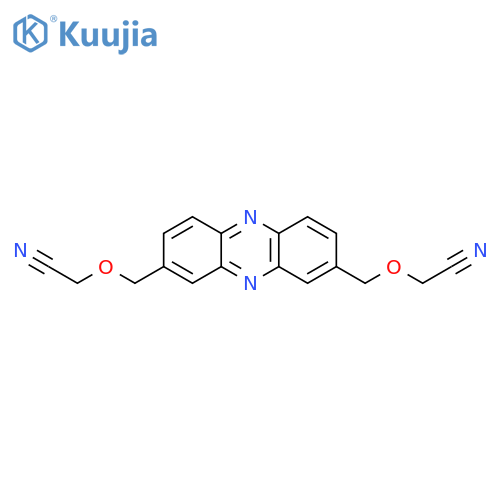 Acetonitrile, 2,2'-[2,8-phenazinediylbis(methyleneoxy)]bis- (en) structure
