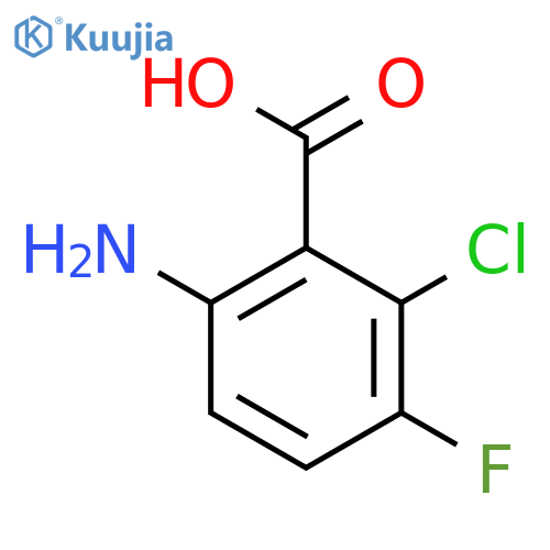 6-Amino-2-chloro-3-fluorobenzoic acid structure
