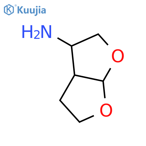 Furo[2,3-b]furan-3-amine, hexahydro-(9ci) structure
