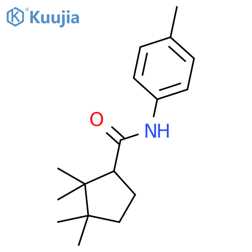 Cyclopentanecarboxamide, 2,2,3,3-tetramethyl-n-(4-methylphenyl)-(9ci) structure