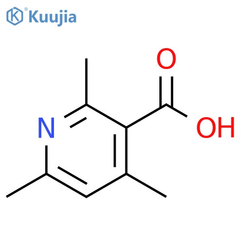 2,4,6-trimethylpyridine-3-carboxylic acid structure