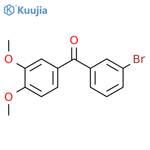 3-Bromo-3',4'-dimethoxybenzophenone structure