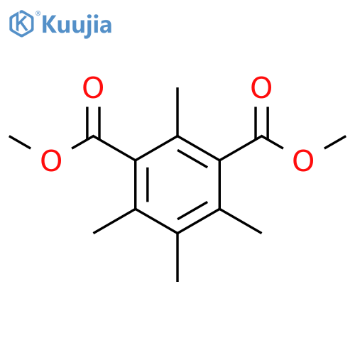 2,4,5,6-Tetramethyl-1,3-benzenedicarboxylic acid; Di-Me ester structure