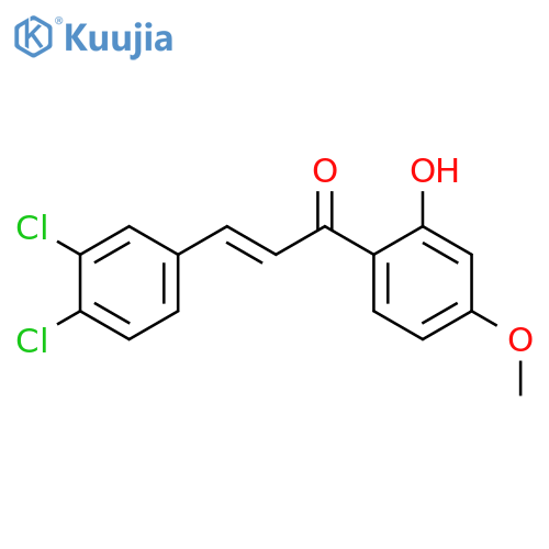 2-PROPEN-1-ONE, 3-(3,4-DICHLOROPHENYL)-1-(2-HYDROXY-4-METHOXYPHENYL)- structure
