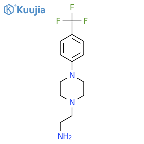 2-[4-(4-Trifluoromethylphenyl)piperazin-1-yl]ethylamine structure