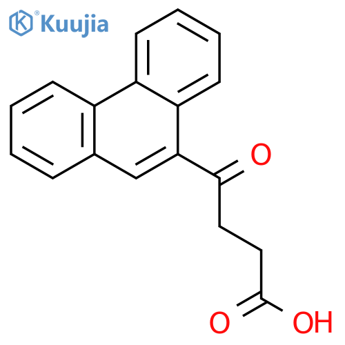 4-Oxo-4-(9-phenanthryl)butyric acid structure