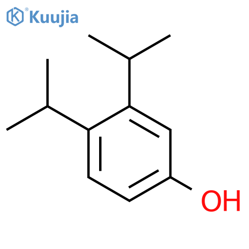 3,4-bisisopropylphenol structure