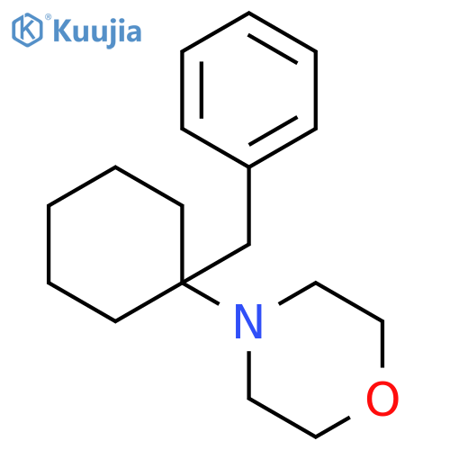 MORPHOLINE, 4-[1-(PHENYLMETHYL)CYCLOHEXYL]- structure