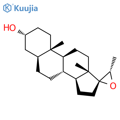 Pregnan-3-ol, 17,20-epoxy-, (3a,5a,20S)- structure