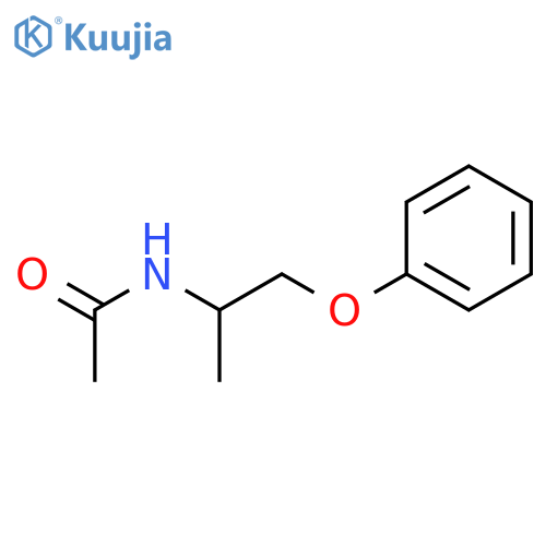 N-(1-Methyl-2-phenoxyethyl)acetamide structure