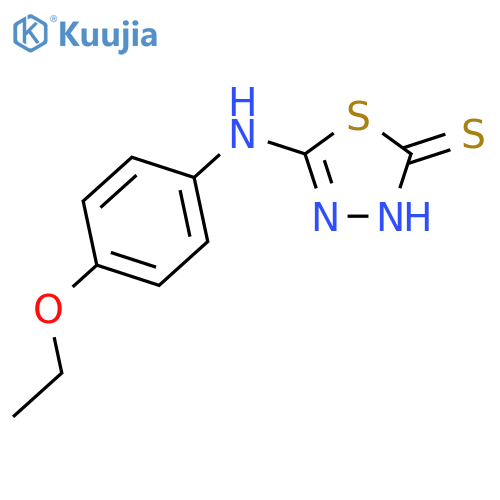 5-(4-Ethoxyphenyl)amino-1,3,4-thiadiazole-2-thiol structure