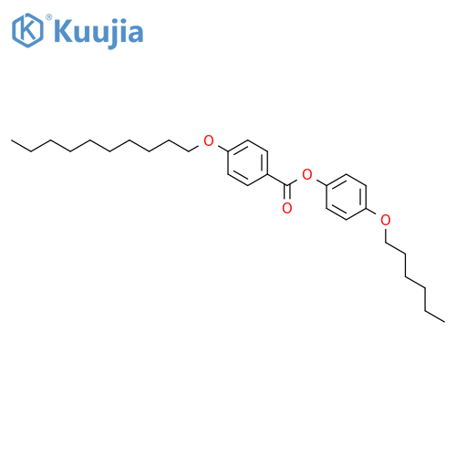 4-(hexyloxy)phenyl 4-(decyloxy)benzoate structure