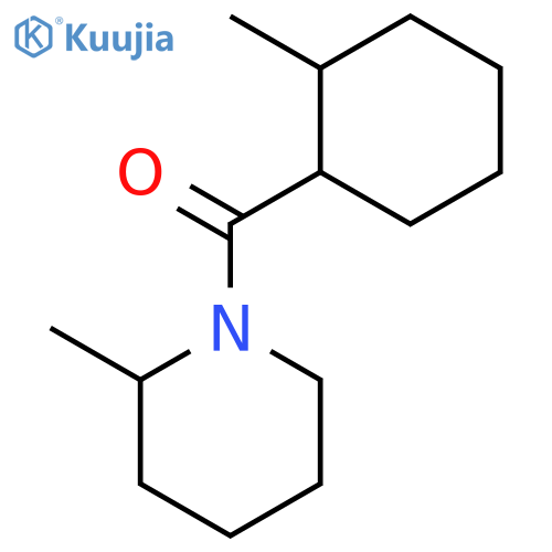 2-methyl-1-[(2-methylcyclohexyl)carbonyl]piperidine structure