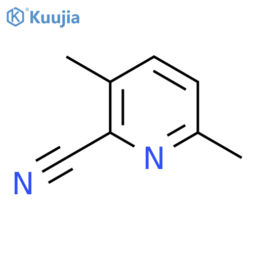 3,6-Dimethylpicolinonitrile structure