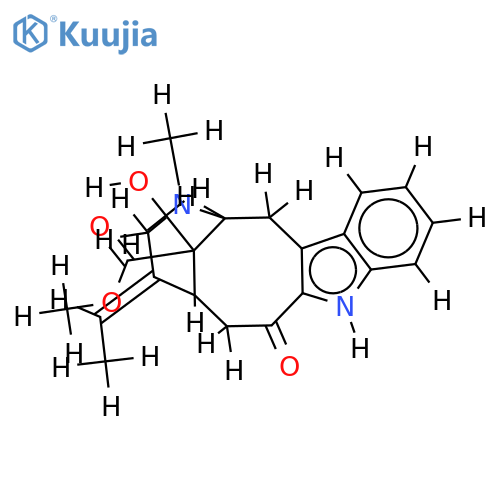 17-hydroxy-3-oxo-vobasane-16-carboxylic acid methyl ester structure