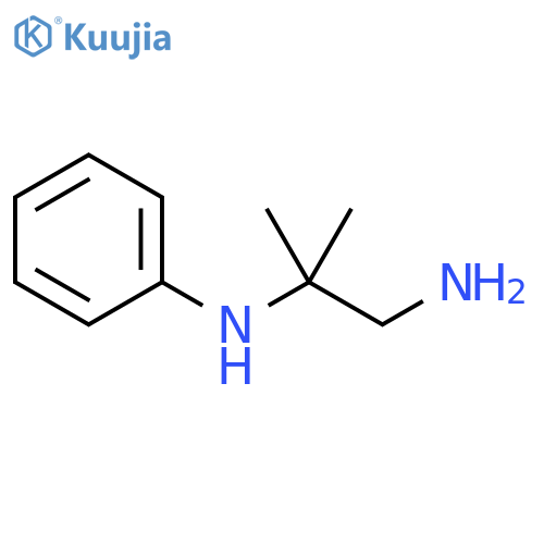 2-methyl-N~2~-phenylpropane-1,2-diamine structure