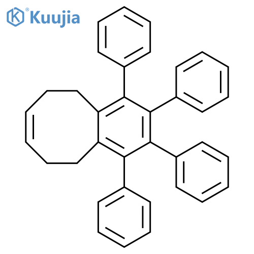 BENZOCYCLOOCTENE, 5,6,9,10-TETRAHYDRO-1,2,3,4-TETRAPHENYL- structure