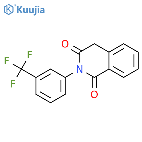 2-3-(Trifluoromethyl)phenyl-1,2,3,4-tetrahydroisoquinoline-1,3-dione structure