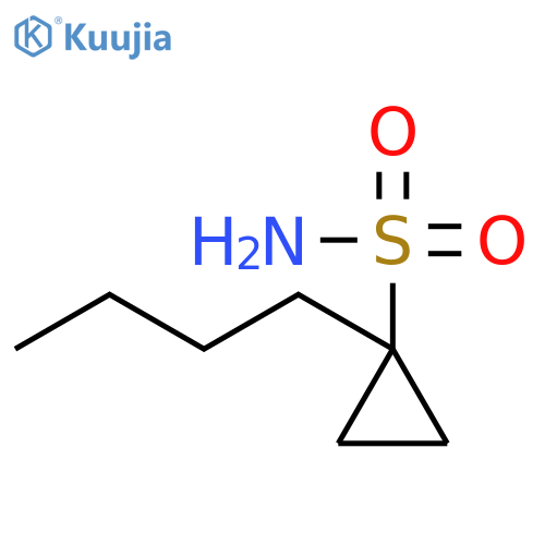 1-Butylcyclopropane-1-sulfonamide structure