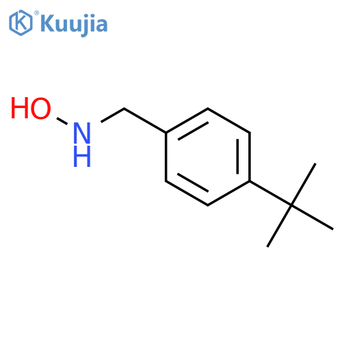 N-(4-tert-butylphenyl)methylhydroxylamine structure
